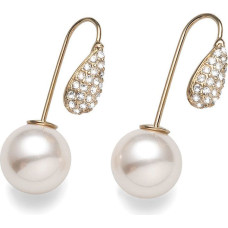Auskari - OLIVER WEBER - Dual 22417G - Swarovski kristāli - Zelta metāls - Smalks dizains