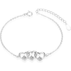 Aproces - AGATO - AGB761/21 - Rodio pārklājums - Sirdis no zironiem - Regulējams garums 17 cm