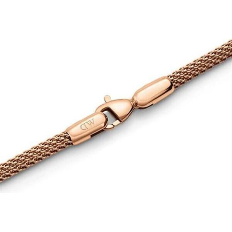 Auskars - DANIEL WELLINGTON - DW0040068 - Tērauds - Rozā zelts - Garums 19,5 cm