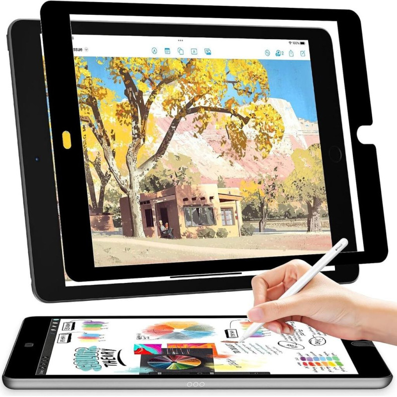 Papīra plēve, kas saderīga ar iPad 7./8./9. paaudzes ierīcēm