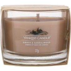 Yankee Candle Amber & Sandalwood Votive candle in glass