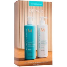 Moroccanoil Repair Duo - D&aacute;rkov&aacute; sada pro po&scaron;kozen&eacute; vlasy