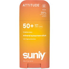 Attitude Sunly Mineral Stick SPF 50 - Miner&aacute;ln&iacute; opalovac&iacute; kr&eacute;m v tyčince