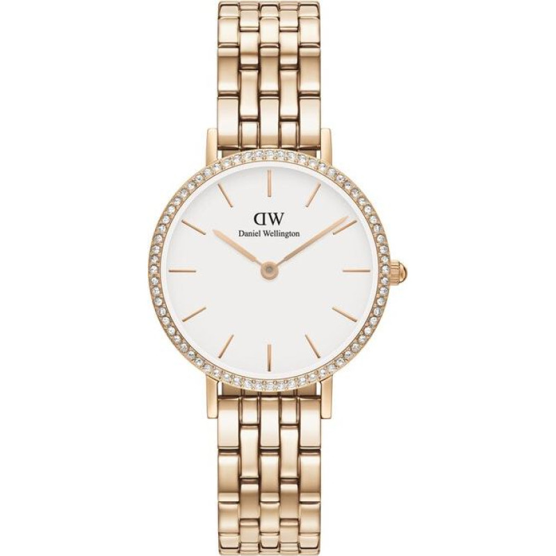 Sieviešu pulkstenis - DANIEL WELLINGTON - DW00100666 - 28mm - Rozā zelta - Ūdensizturība 3ATM