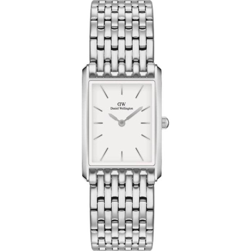 Sieviešu pulkstenis - DANIEL WELLINGTON - DW00100706 - Sudraba tērauds - Taisnstūra - Analogais