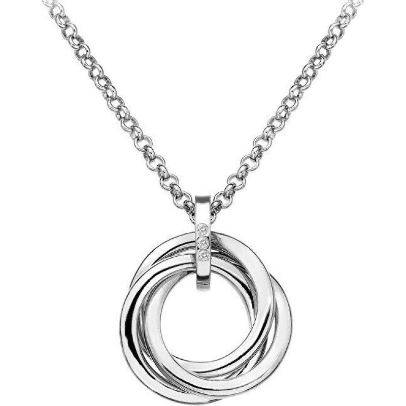 Sudraba kaklarota sievietēm Hot Diamonds Trio DP543
