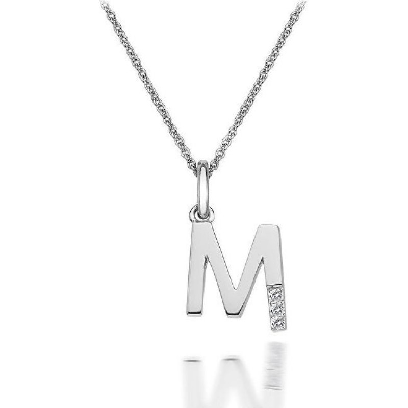 Sudraba kaklarota sievietēm Hot Diamonds Micro M Classic DP413