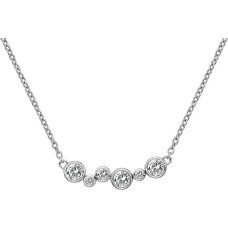 Sudraba kaklarota ar briljantu sievietēm Hot Diamonds Tender DN147