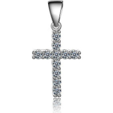 Beneto Sudraba kulons ar cirkoniem Cross AGH593