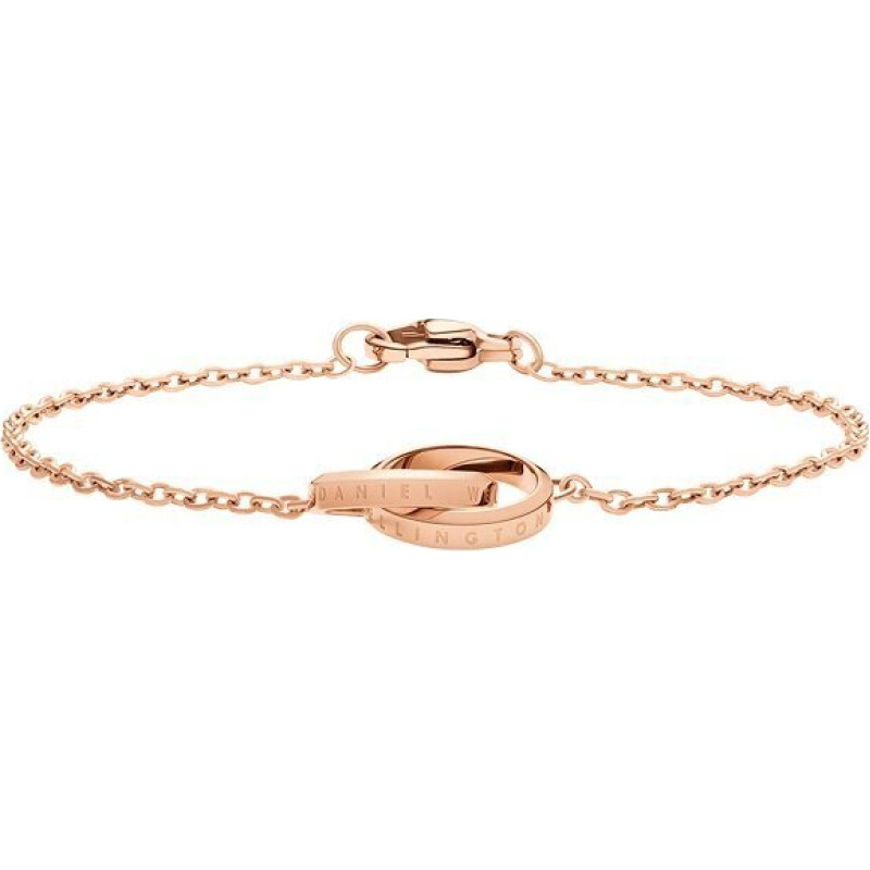 Aksesuārs - DANIEL WELLINGTON - Elan Unity - Nerūsējošais tērauds - Rožaini pārklājums - 15,5 cm