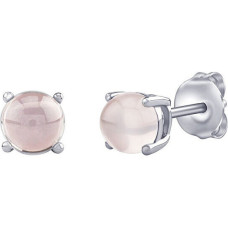 Silvego Sudraba auskari ar īstu rozā zeltu 6 mm JJJLRD6ERO sSL3896