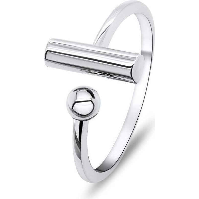 Brilio Silver Minimālistisks sudraba gredzens RI037W
