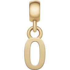 Piekare ar zelta pārklājumu burta O Charms DW00400498