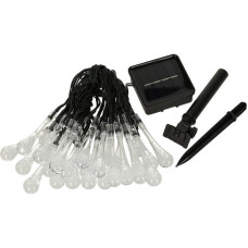 Saules led dārza gaismas 6,5 m 30 LED silti balts