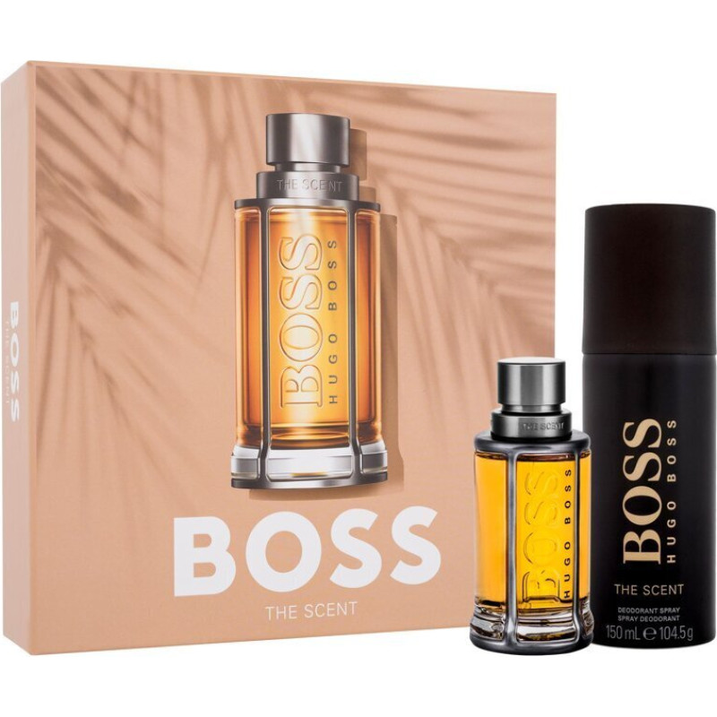 Komplekts Hugo Boss Boss The Scent vīriešiem: tualetes ūdens EDT vīriešiem 50 ml + izsmidzināms dezodorants 150 ml