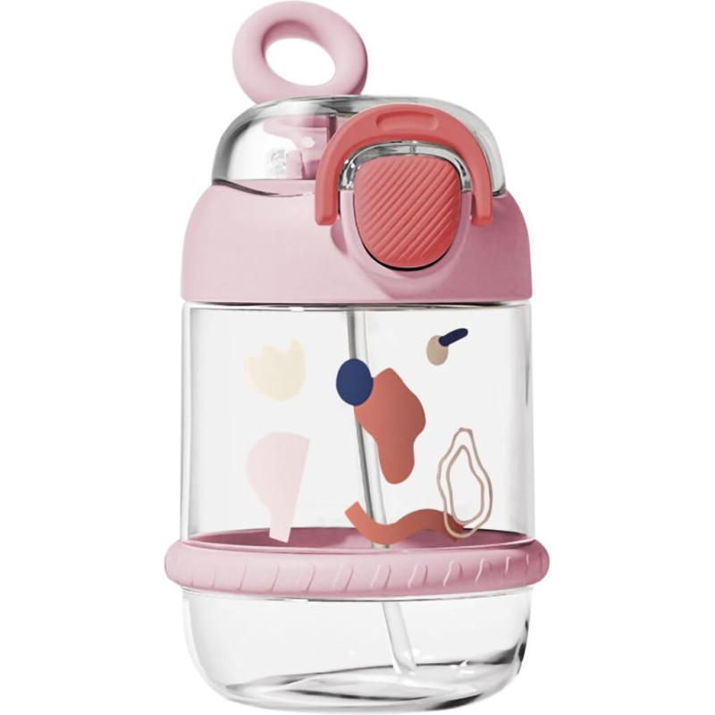 FYting ūdens pudele ar salmiņu, droša pret noplūdi