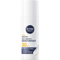 Nivea Men Sensitive Daily Protect Moisturiser - Hydratačn&iacute; denn&iacute; kr&eacute;m pro muže SPF 30