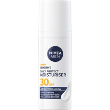 Nivea Men Sensitive Daily Protect Moisturiser - Hydratačn&iacute; denn&iacute; kr&eacute;m pro muže SPF 30