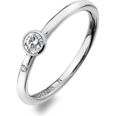 Sudraba gredzens ar topāzu un Willow DR206 briljantu Hot Diamonds