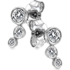 Sudraba auskari ar dimantiem Hot Diamonds Tender DE640 sHD1307