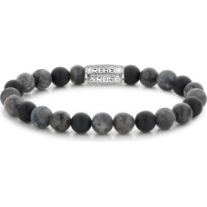 Rebel&Rose Grey Rocks pērlīšu rokassprādze RR-80069-S