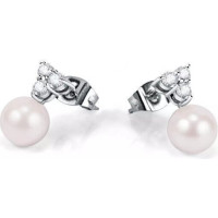 Morellato Burvīgi sudraba auskari ar pērlēm Pearl SAER52