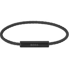 Hugo Boss Moderna melna rokassprādze Alek 1580389 sHB0082