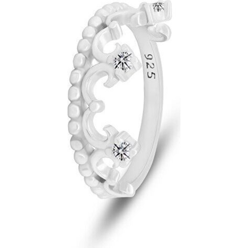 Brilio Silver Oriģinālais sudraba gredzens Crown RI115W