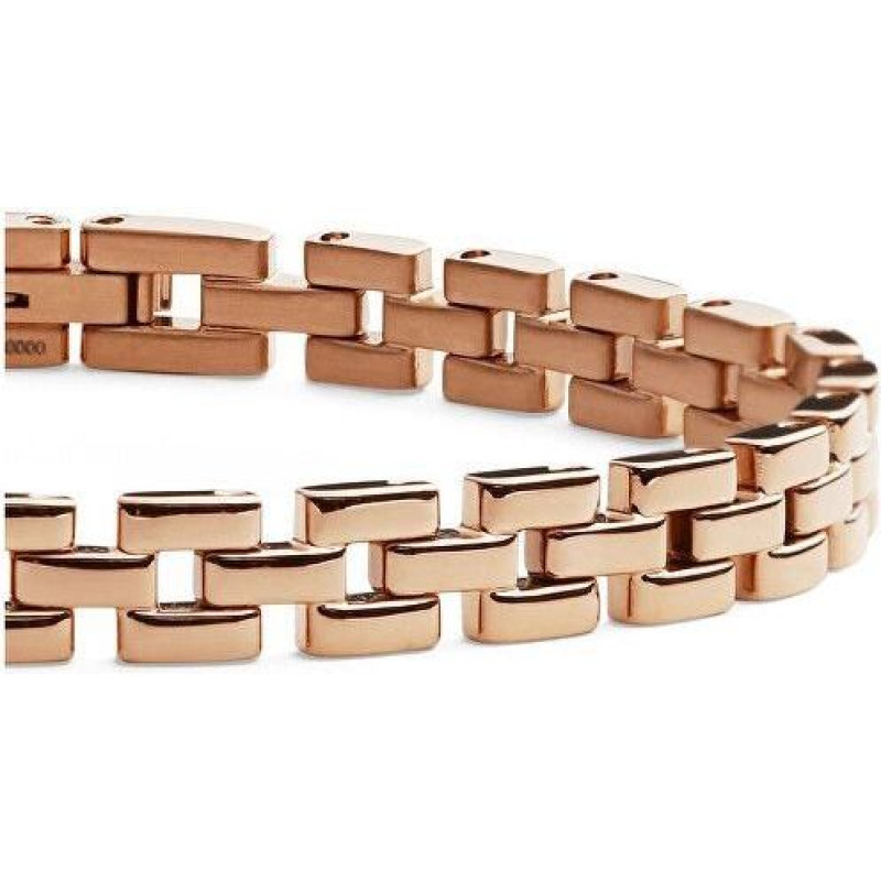 Aproces modes bronzas tērauds 3 saites DW004009 - Garums: 17,5 cm