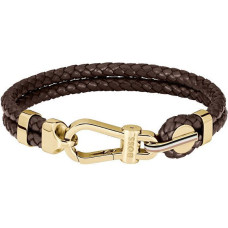 Dubultā ādas aproce brūnā krāsā 1580700 - Garums: 19 cm