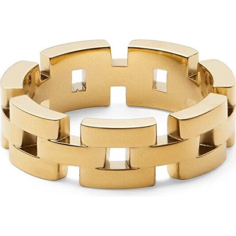 Eleganta gredzens ar 3 riņķiem, apzeltīta DW0040099 - Apkārtmērs: 52 mm