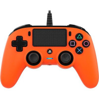 Spēļu kontrolieris - NACON - ACC. NACON Vadu Kompakts Kontrolieris Oranžs - Vadu - Savietojams PS4 - Oranžs