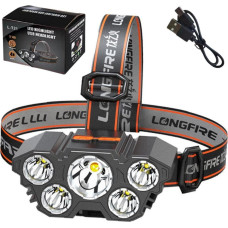 LED pieres lukturis ar 5 gaismas diodēm un 4 apgaismojuma režīmiem