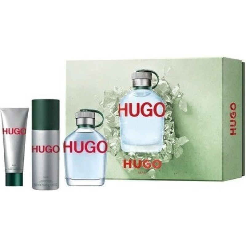 Komplekts vīriešiem Hugo Boss Hugo Man, EDT 125 ml + rullīšu dezodorants 150 ml + dušas želeja 50 ml