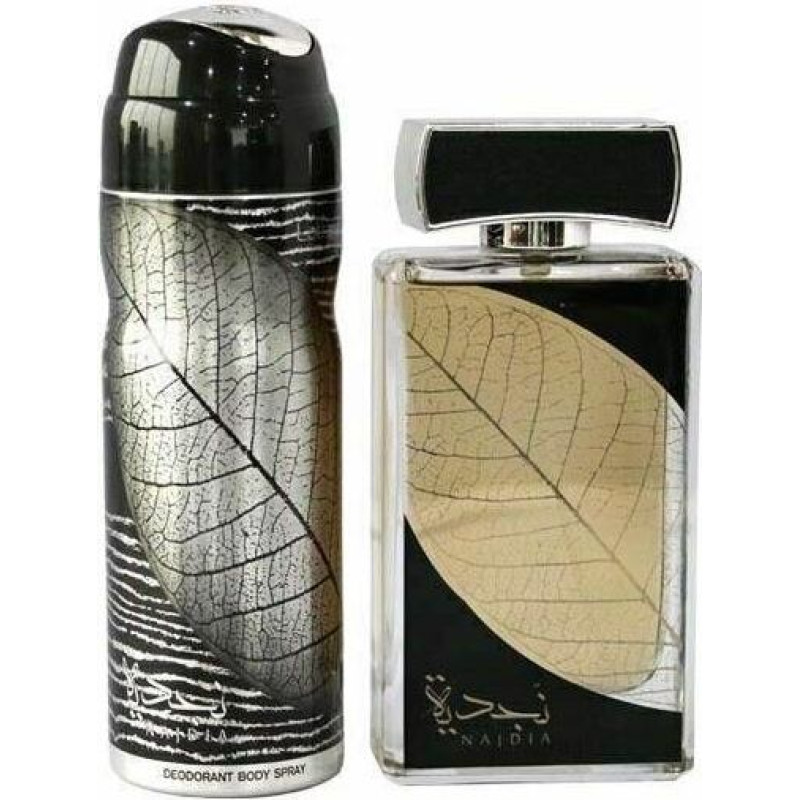 Vīriešu smaržas Najdia no Lattafa 100 ml ar dezodorantu 100 ml