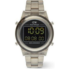 Pulkstenis - DANIEL WELLINGTON - Retro Digitālais - Gaiši pelēks - Digitālā attēlošana - Sportisks