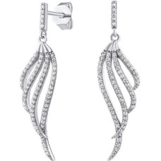 Luksusa sudraba auskari Silvego MW01861B sSL3425