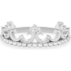 Brilio Silver Oriģinālais sudraba gredzens Crown RI115W