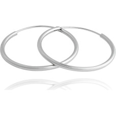 Mūžīgi sudraba apaļi auskari JVD SVLE0208XD500 sJV0650-2