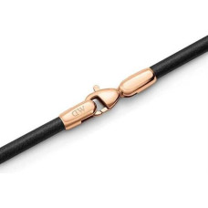 Aproce - DANIEL WELLINGTON - Sheffield Perfect Pair - Itāļu āda - PVD Rožu zelta tērauds - 17,5 cm