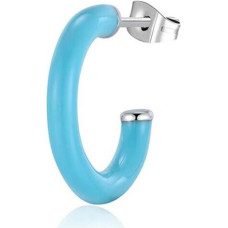 Aussu kuloni - S'AGAPÕ - SVB45 - Gai zila emalja - 316L tērauds - 1,5 cm