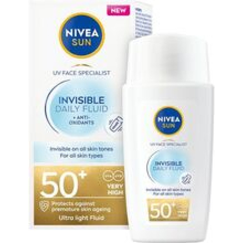 Nivea Specialist Invisible Daily Fluid SPF 50+ - Pleťov&yacute; kr&eacute;m