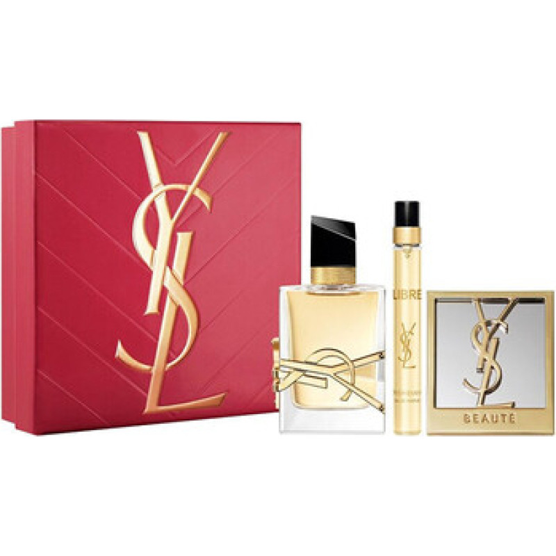 Yves Saint Laurent Libre D&aacute;rkov&aacute; sada EDP 50 ml, miniaturka EDP 10 ml a kosmetick&eacute; zrc&aacute;tko