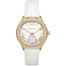 Sieviešu pulkstenis - Michael Kors - MK4818 - Nerūsējošais tērauds - Zelta āda - Ūdensizturība 5 ATM