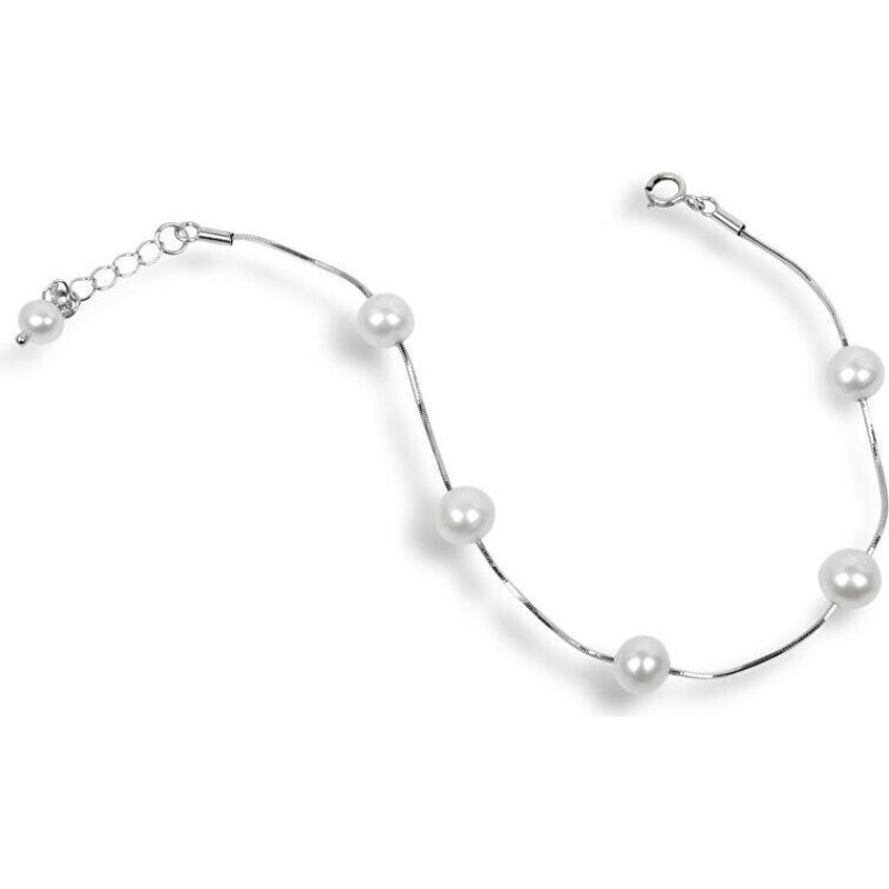 Pērļu rokassprādze sievietēm JwL Luxury Pearls JL0173