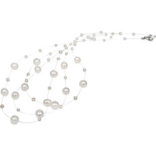 Sudraba kaklarota sievietēm JwL Luxury Pearls JL0203