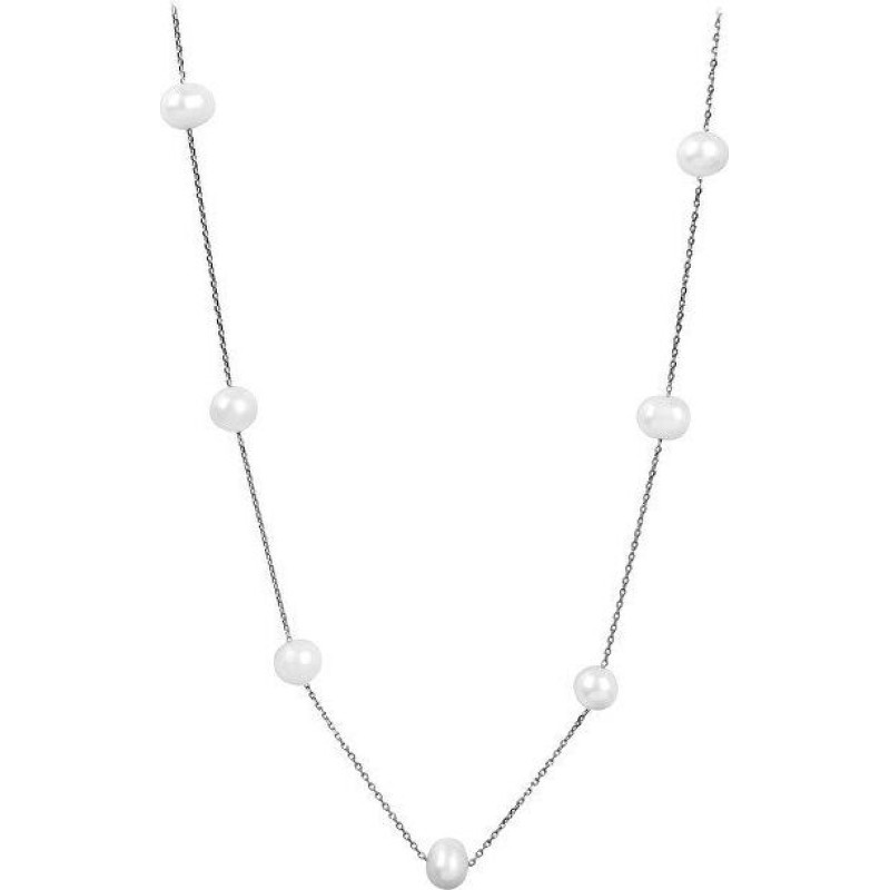 Sudraba kaklarota sievietēm JwL Luxury Pearls JL0355