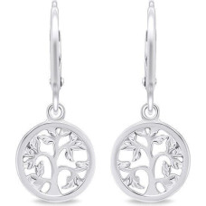 Brilio Silver Sudraba stīpiņu auskari Tree of Life EA648W sBS2668