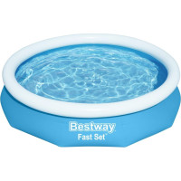 BESTWAY pašatbalstoša apaļa baseins Fast Set 305 x 66 cm ar filtrāciju
