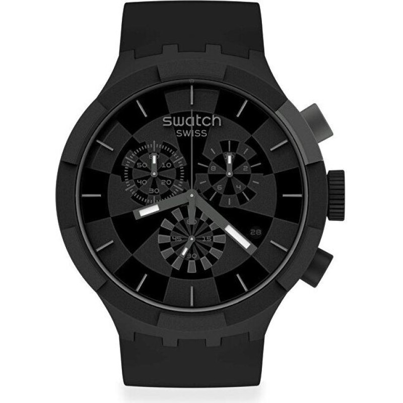 Vīriešu Pulkstenis Swatch SB02B400 Melns (Ø 47 mm)